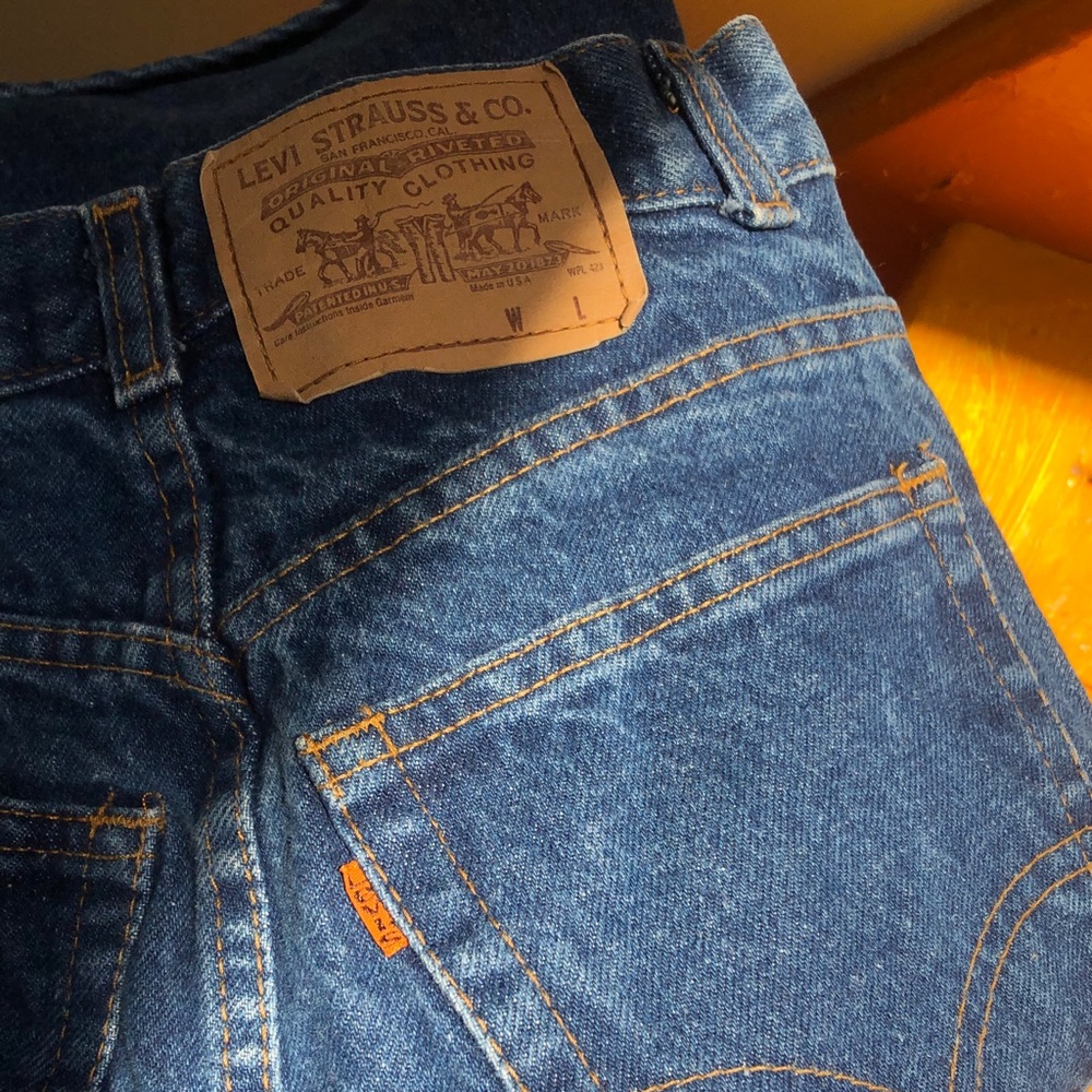Vintage Levi’s Orange Tab Denim Skirt